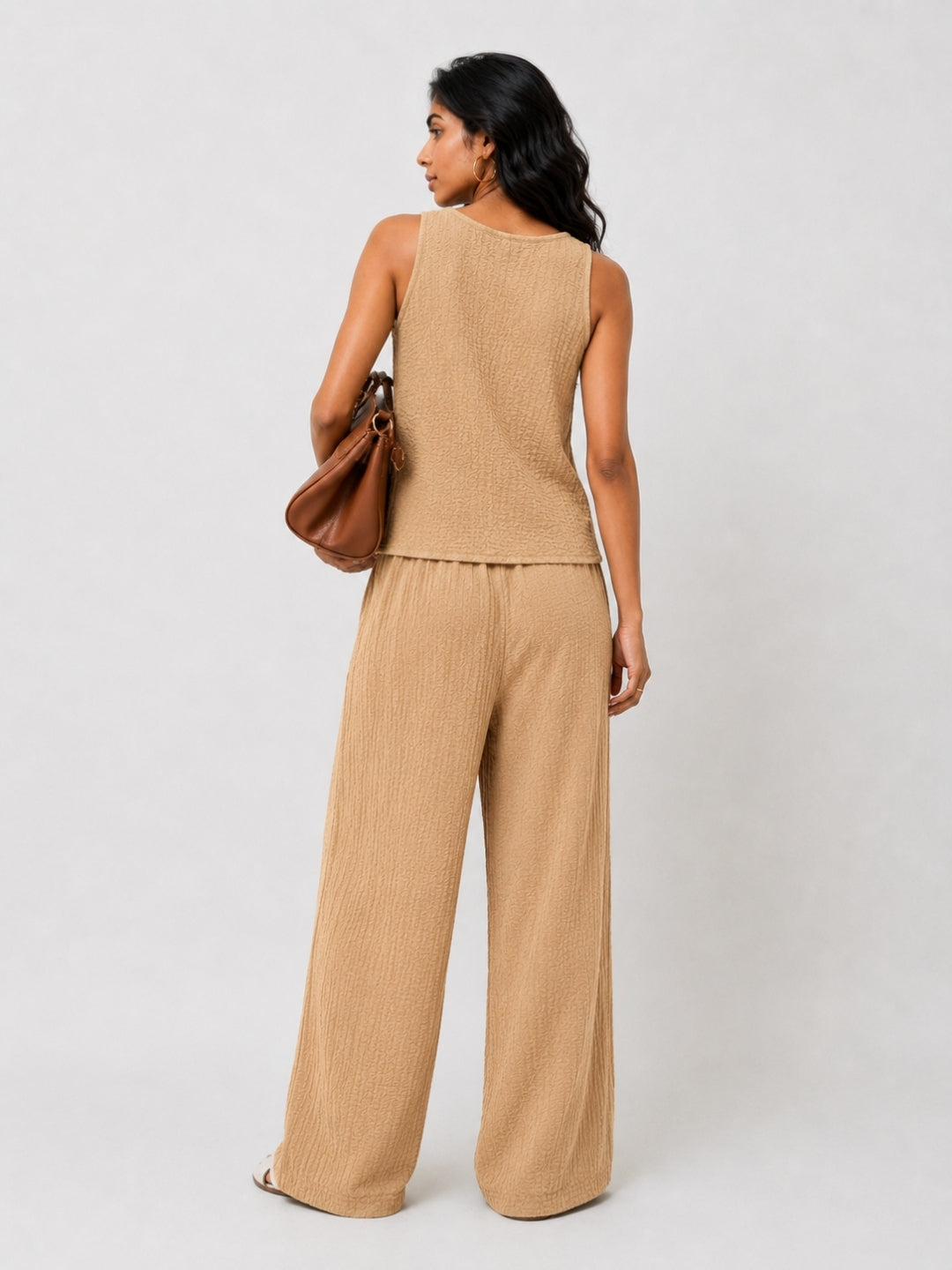 814 Co-Ord Set I Sunkissed Beige I Top + Bottom