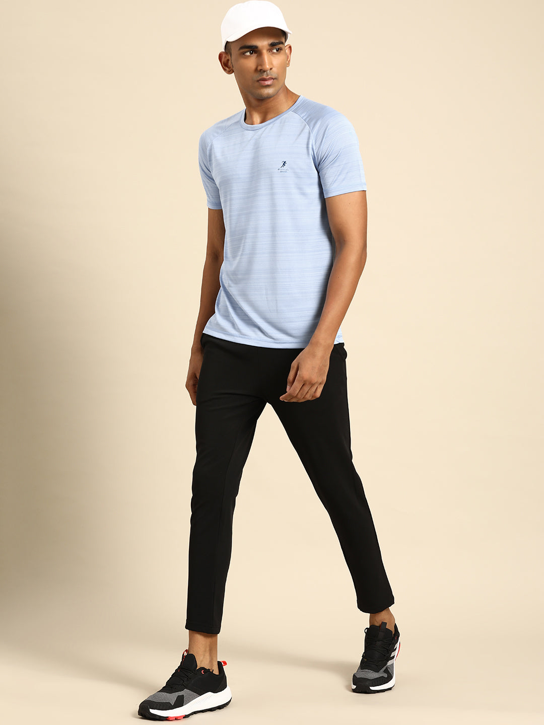 128 Textured Dri-Fit Sports Tshirt I Sky