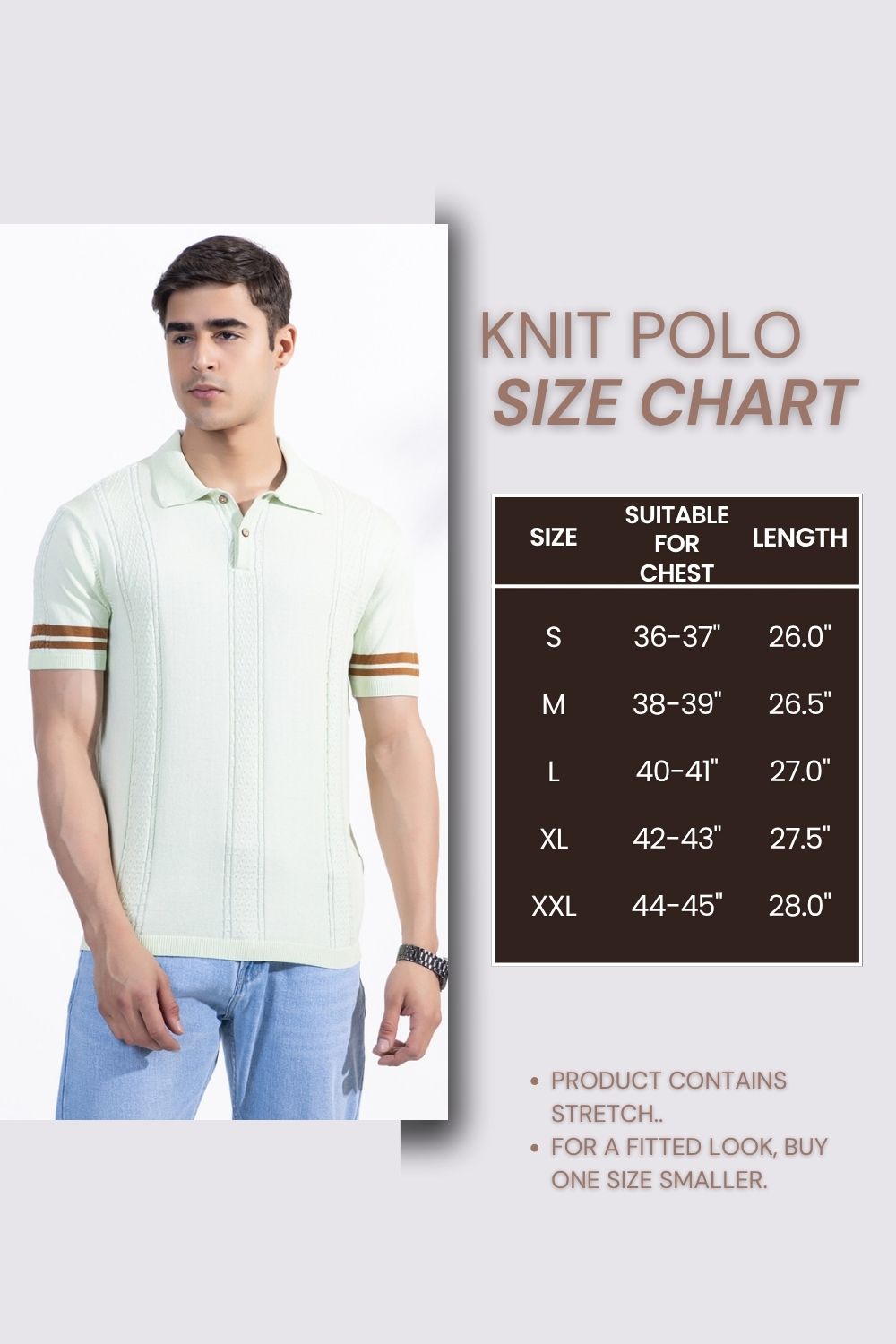 602 Textured Knit Polo I Mint Green