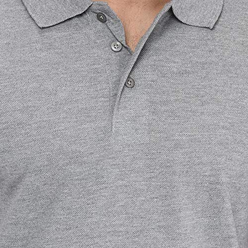 Men's Cotton Polo Basic I 107 Grey