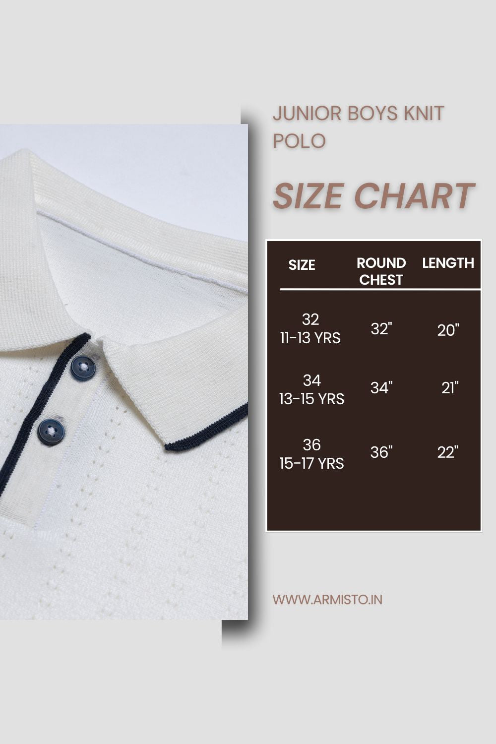 Italian Summer Textured Knit Polo I Vanilla I Boys