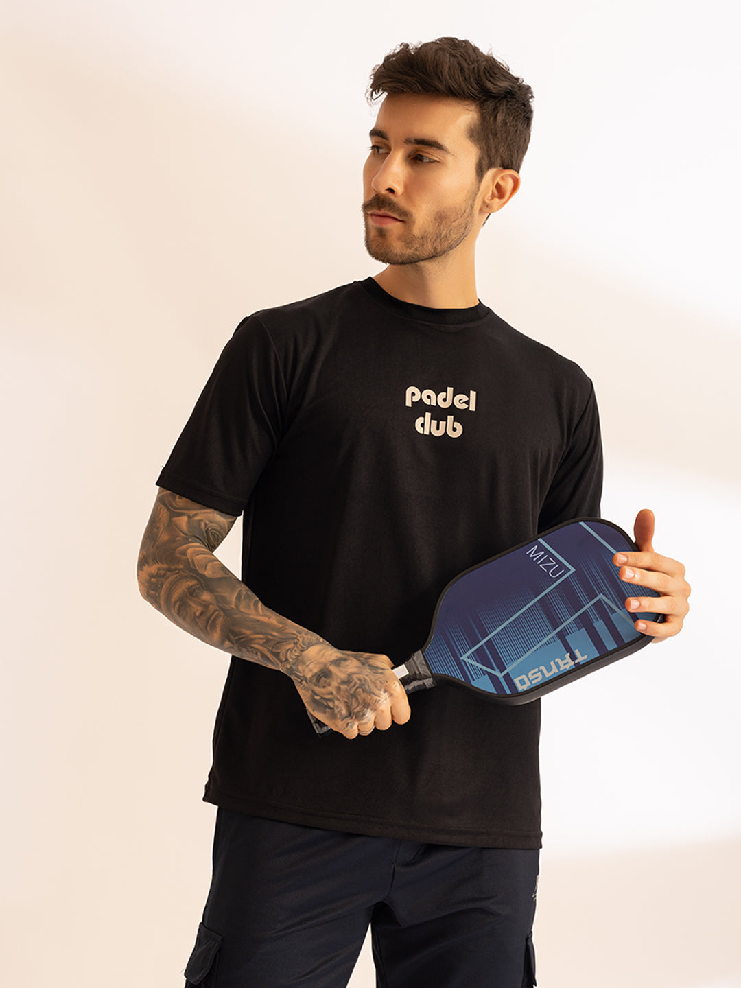 139 Padel Club Oversized Fit Pickleball DriFIT T-shirt I Black