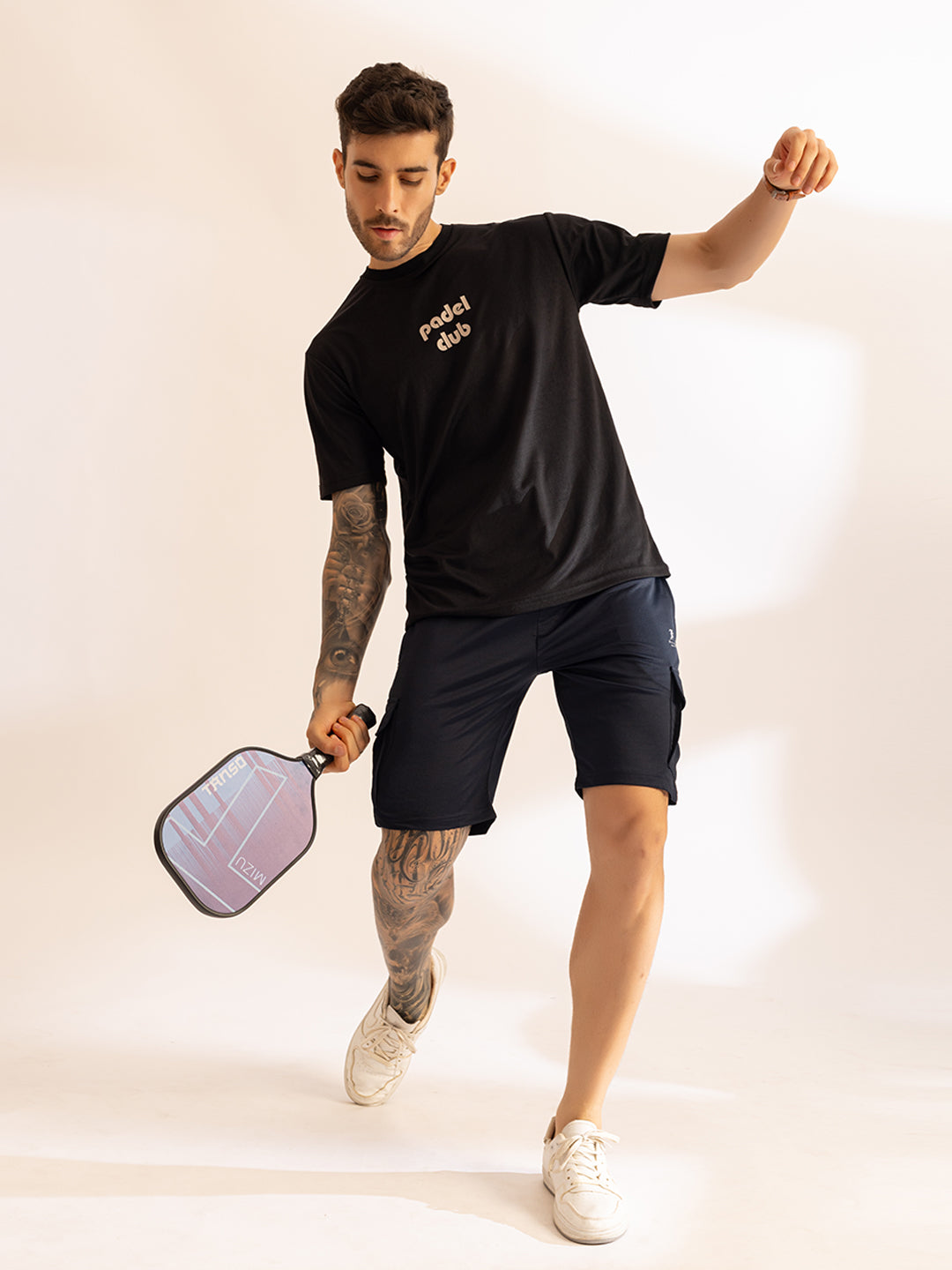 139 Padel Club Oversized Fit Pickleball DriFIT T-shirt I Black