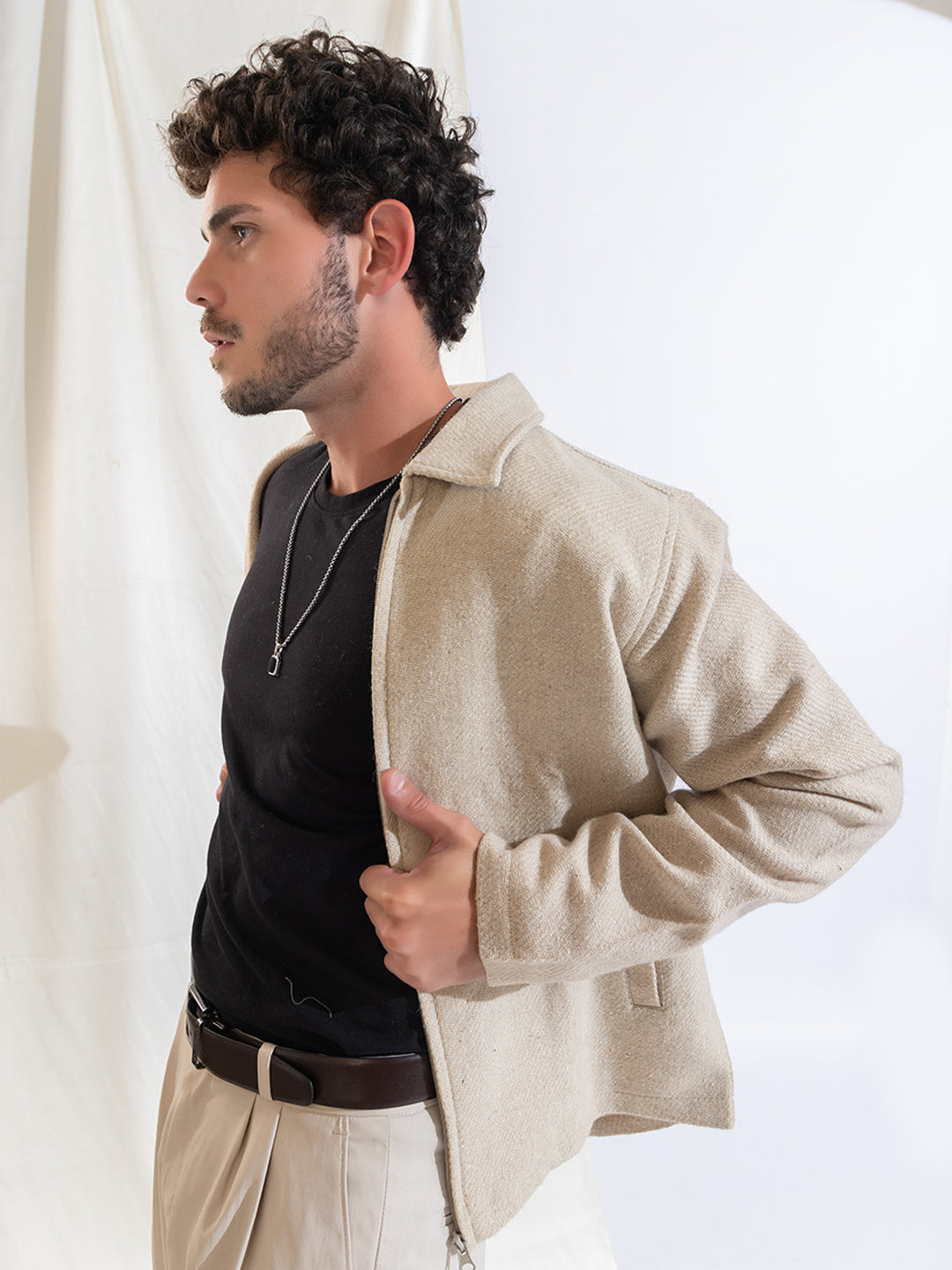 906 Wool Coat Jacket I Cream