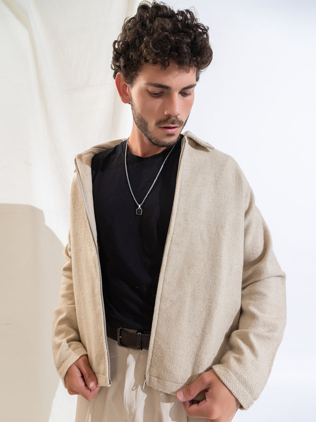 906 Wool Coat Jacket I Cream