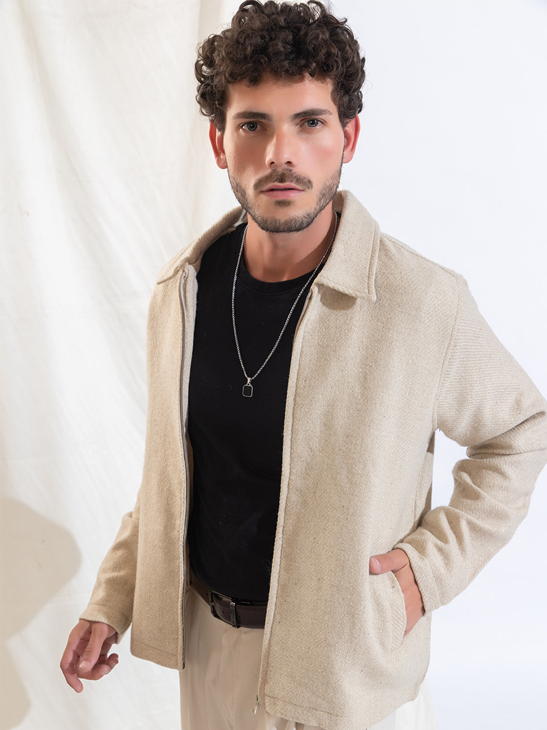 906 Wool Coat Jacket I Cream
