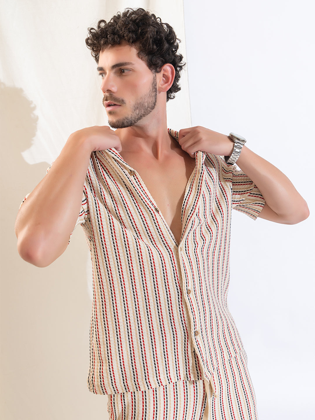 508 Crochet Resort Co-Ord Set I Riviera Cream