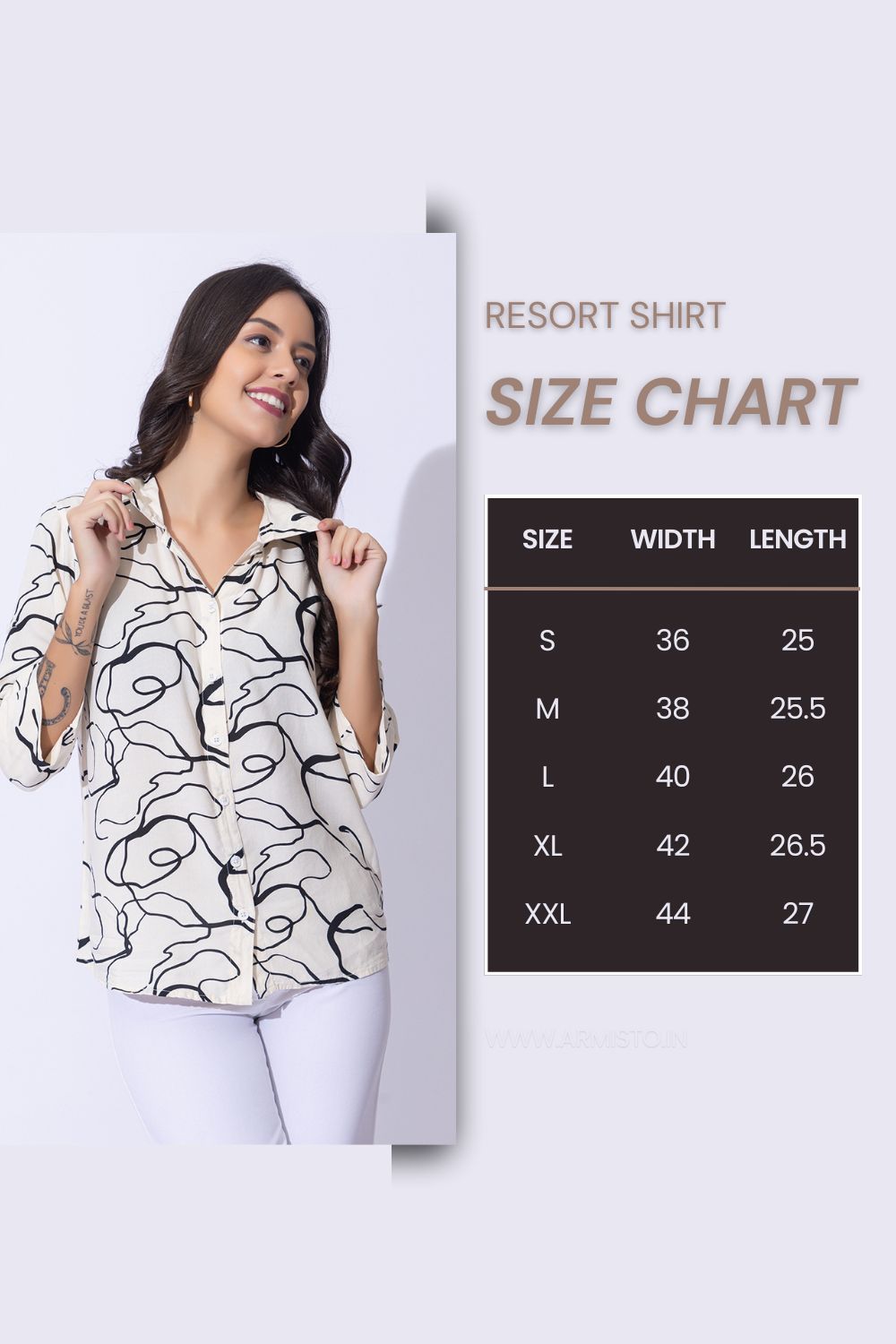 704 Women's Resort Shirt I Quarter Sleeves