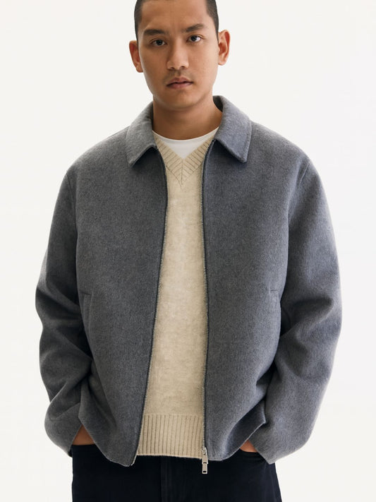 906 Wool Coat Jacket I CharcoalGrey