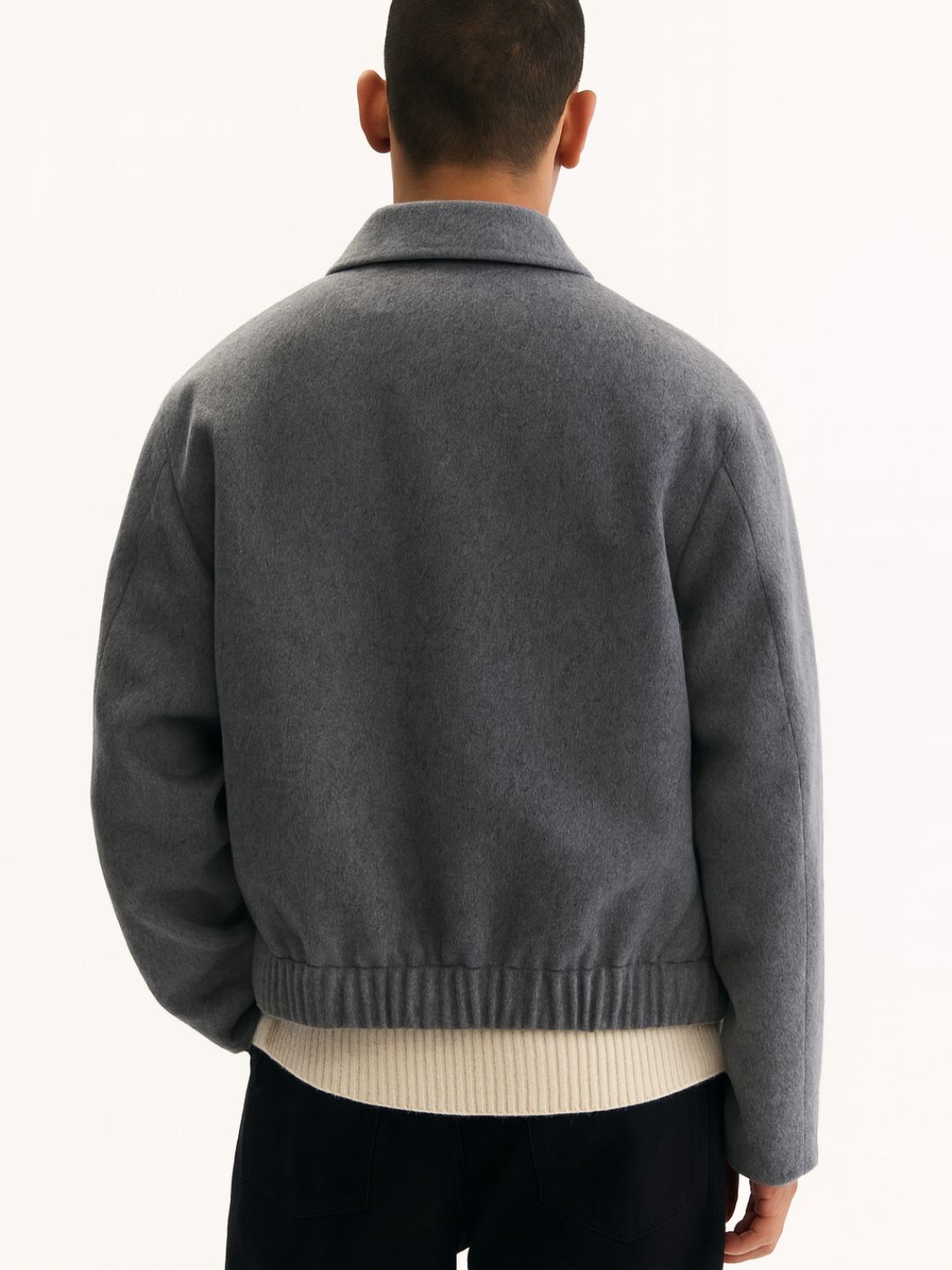 906 Wool Coat Jacket I CharcoalGrey