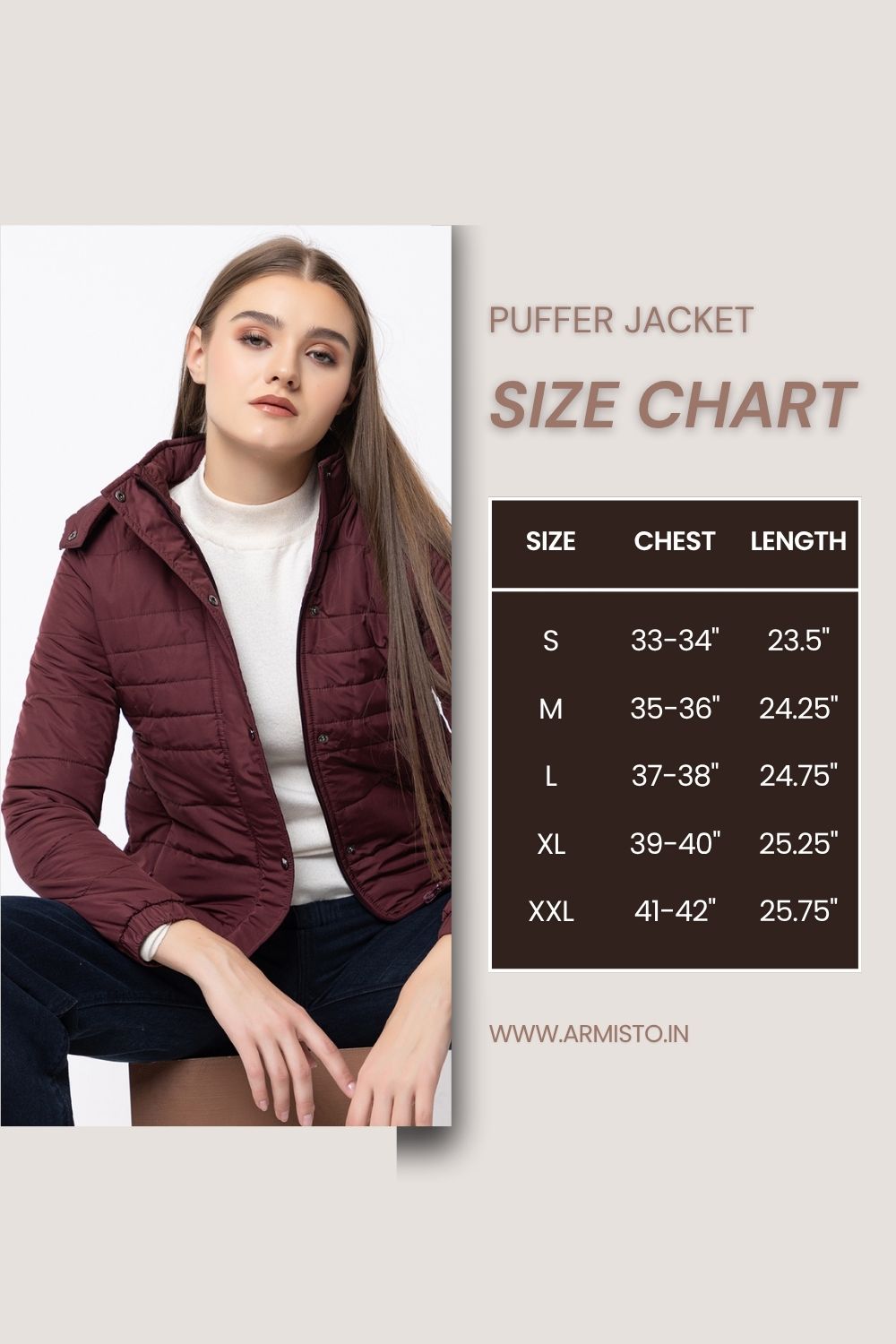 912 Quilted Puffer Jacket with Detachable Hood