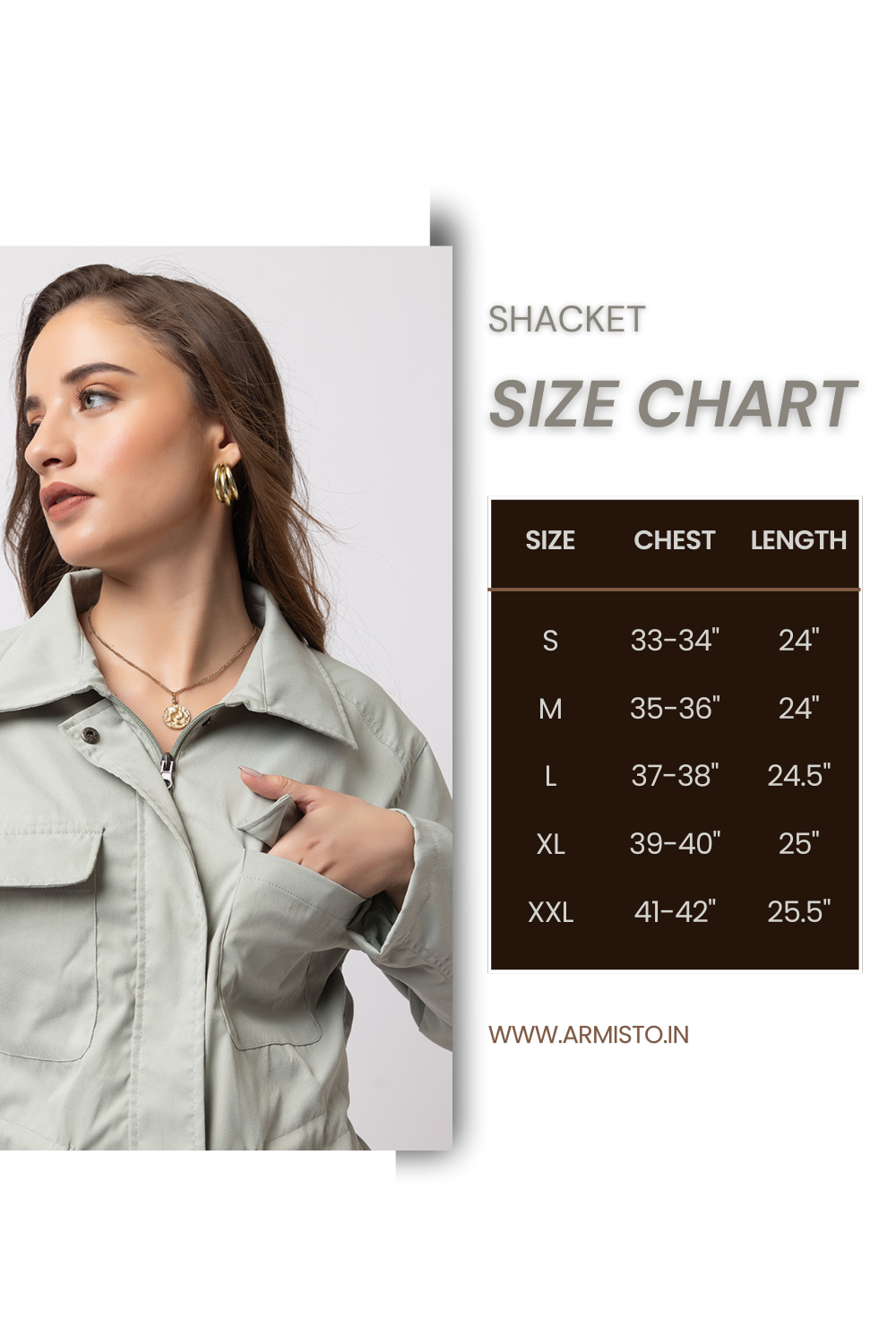 914 Utility Shacket I Mint Green