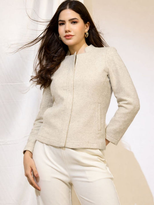 916 Wool Coat Jacket I Whipped Cream