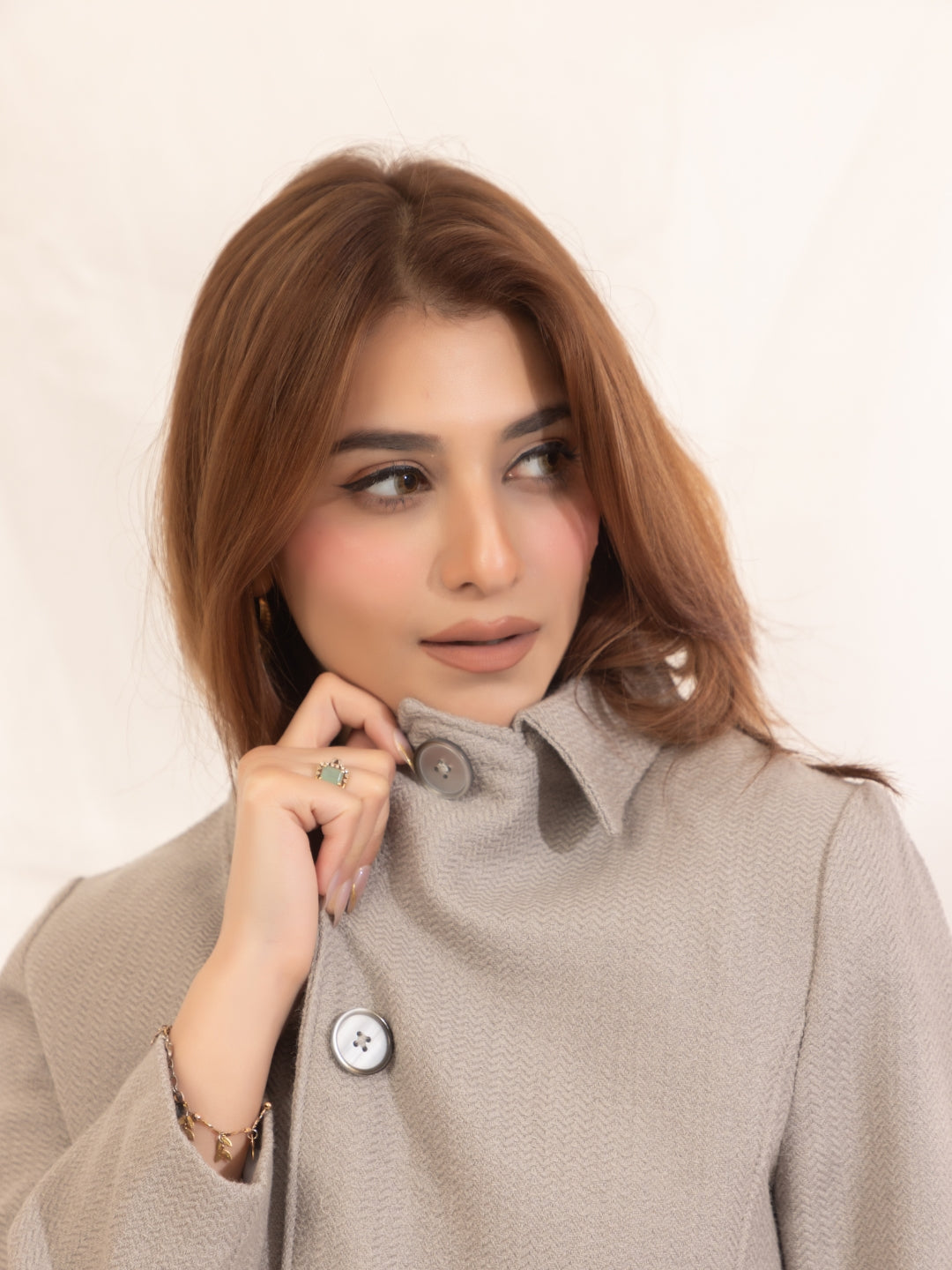 918 Wool Coat Jacket I Light Grey