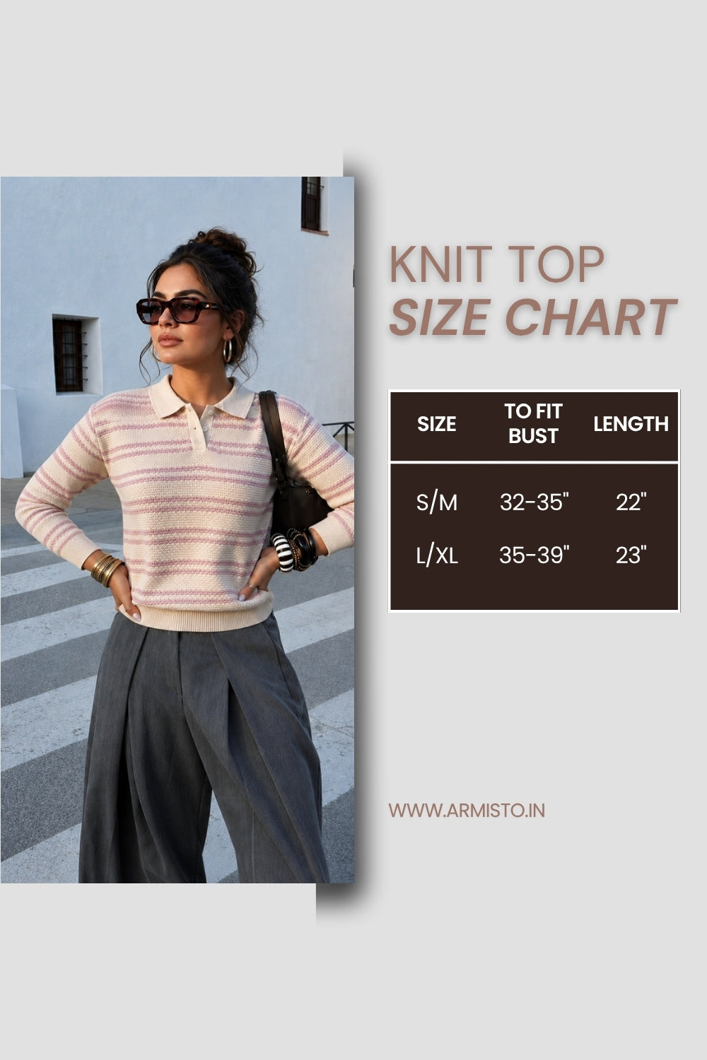 342 Pure Cotton Knit Top I Lavendar