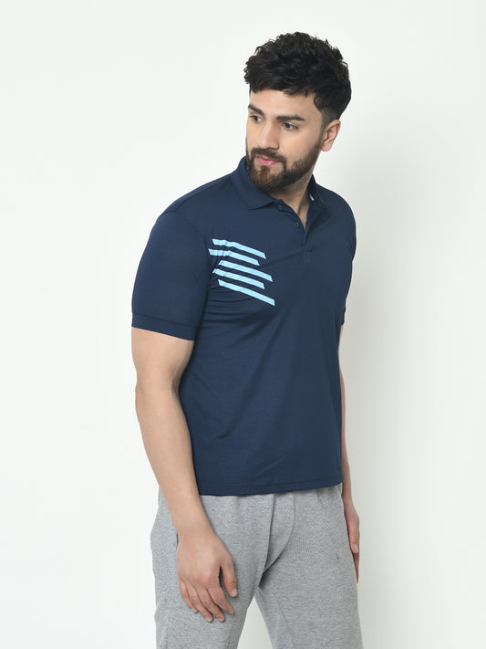 119 Polo Dri-Fit Sports T-shirt I Denim Blue