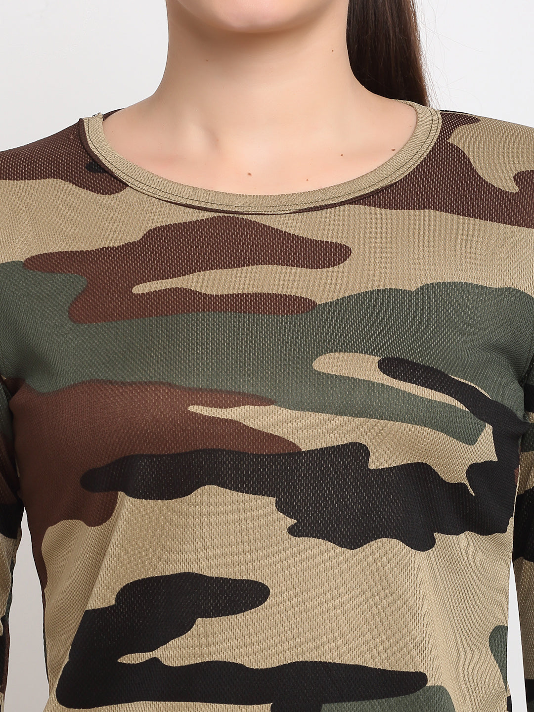 133 Dri-Fit Sports T-shirt I Army Camo I Quarter Sleeves
