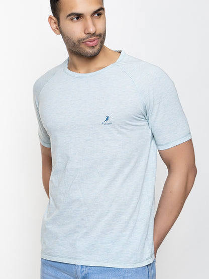 104 Cotton Dri-Fit Sports T-shirt I Sky