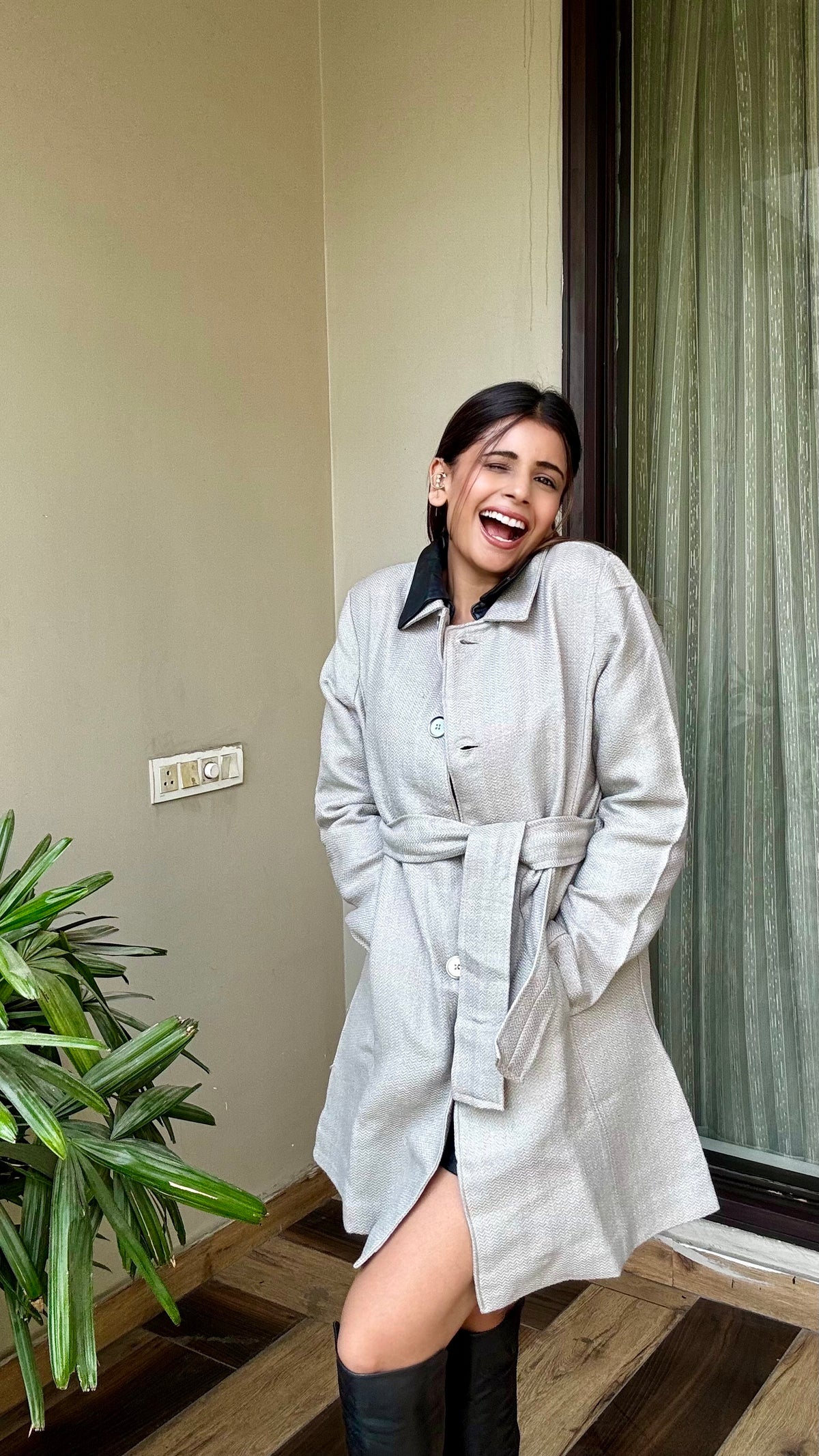 918 Wool Coat Jacket I Light Grey