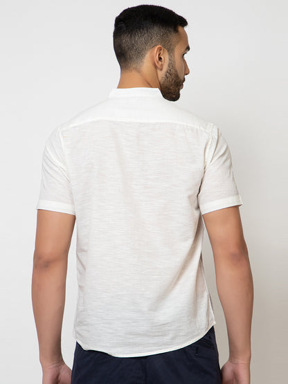503 Men's Linen Shirt I White
