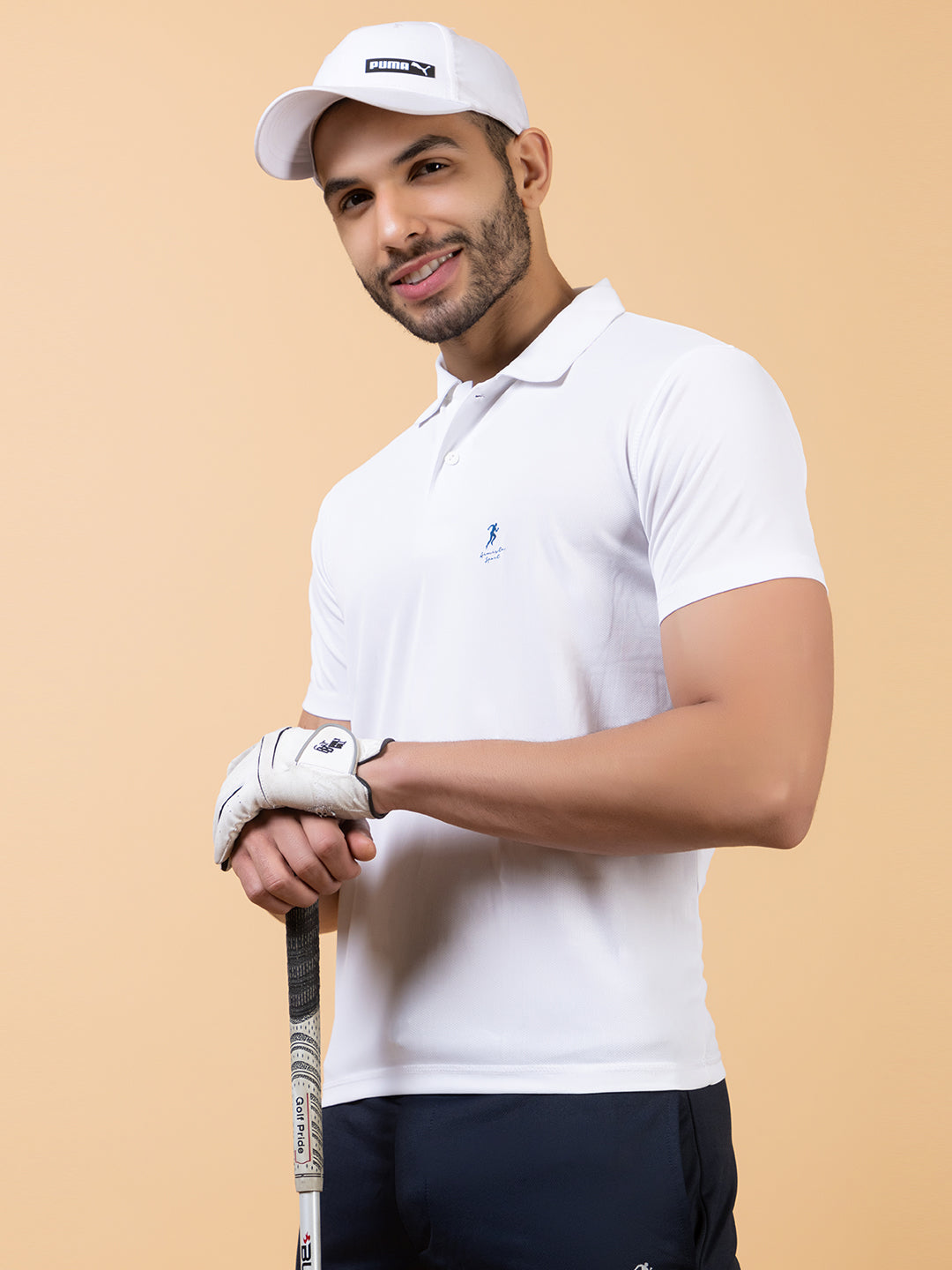 126 Polo Dri-Fit Sports T-shirt I White