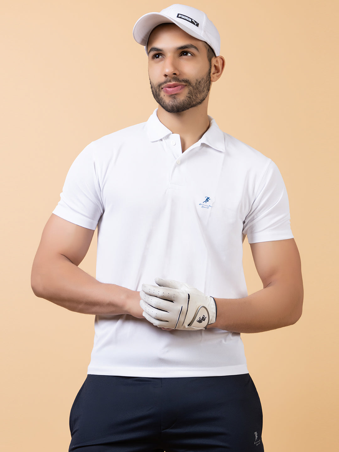 126 Polo Dri-Fit Sports T-shirt I White