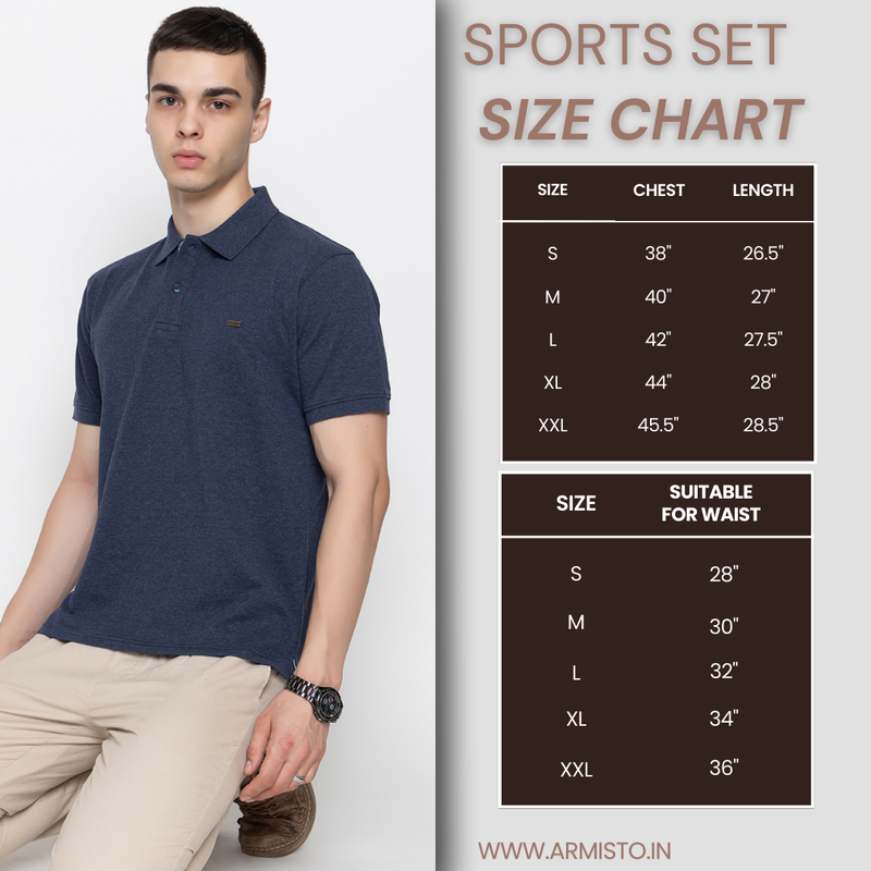 128 Sky Dry Fit Clothing Set I Top + Shorts