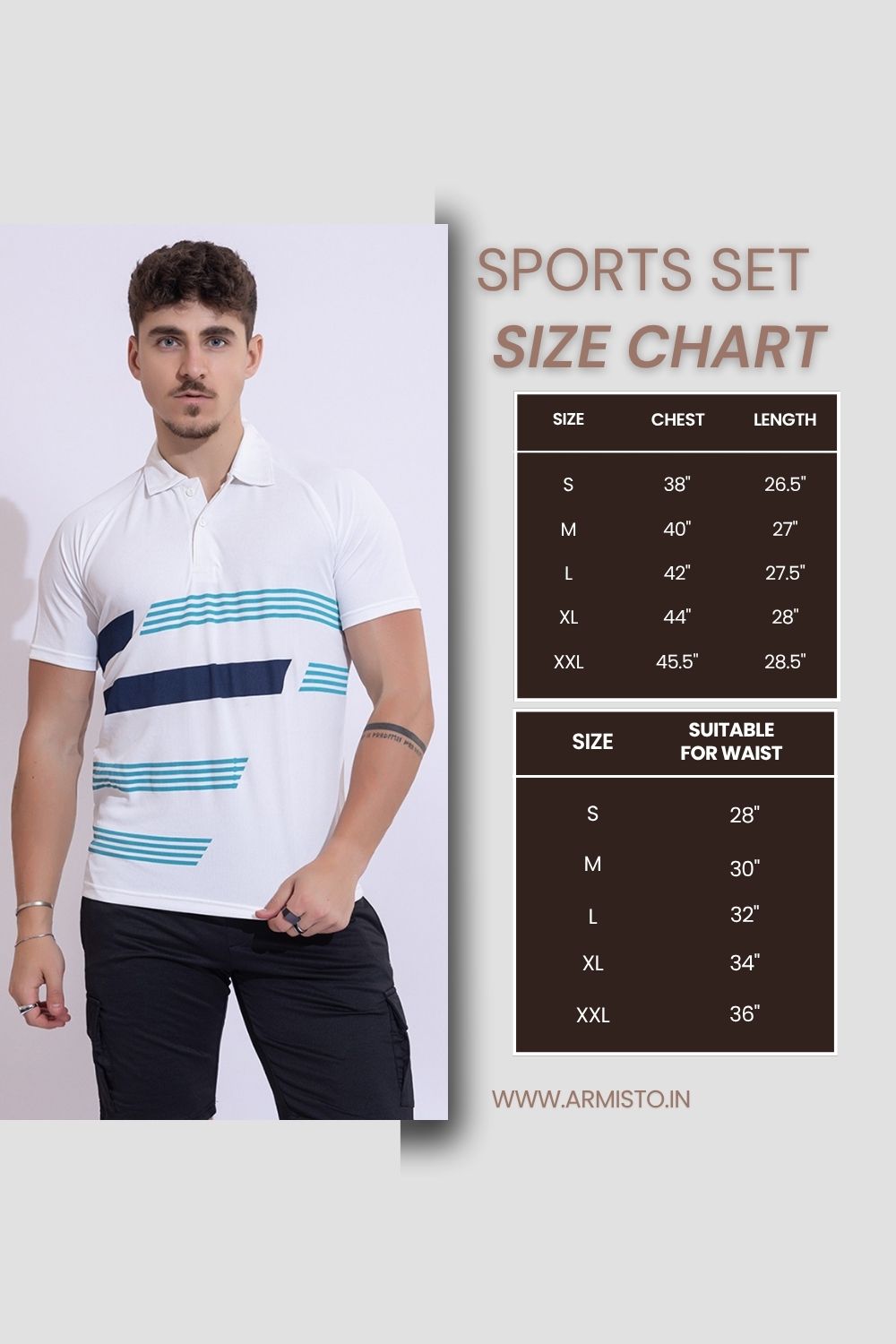 142 Polo Dri-Fit Sports T-shirt I White