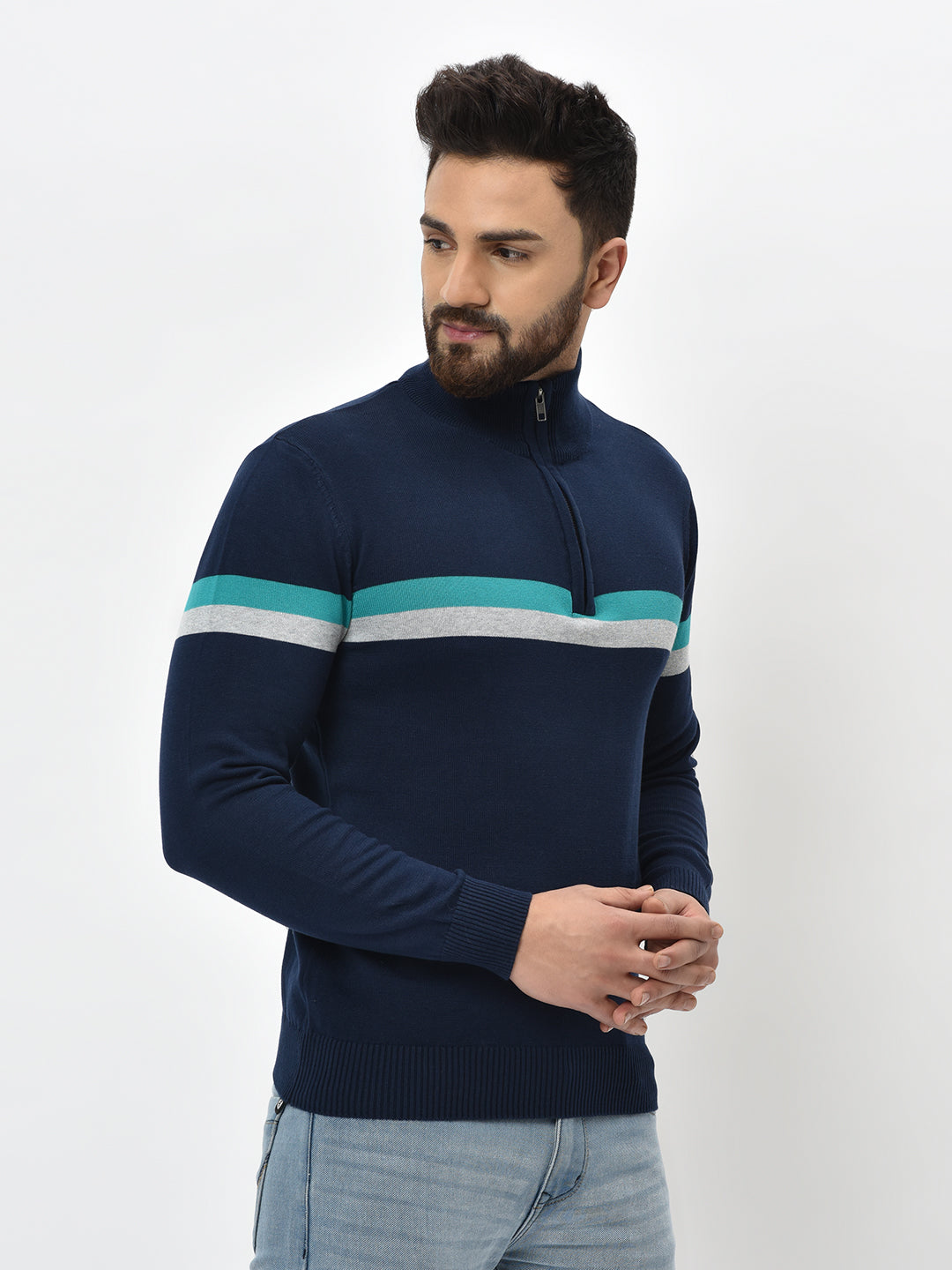 209 Half Zip Pullover I Navy