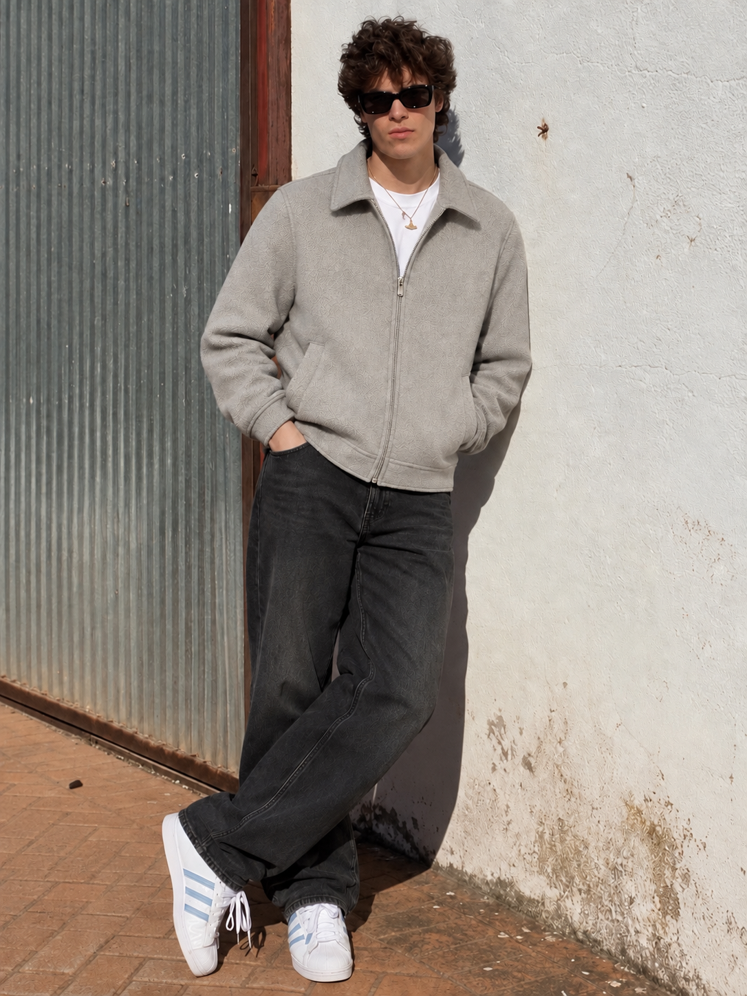 906 Wool Coat Jacket I LightGrey I Athletic Fit
