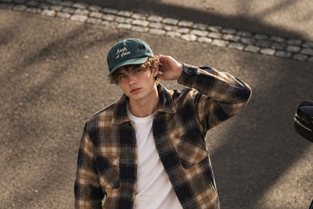 513 Men's Plaid Winter Shacket Shirt I NutBrown