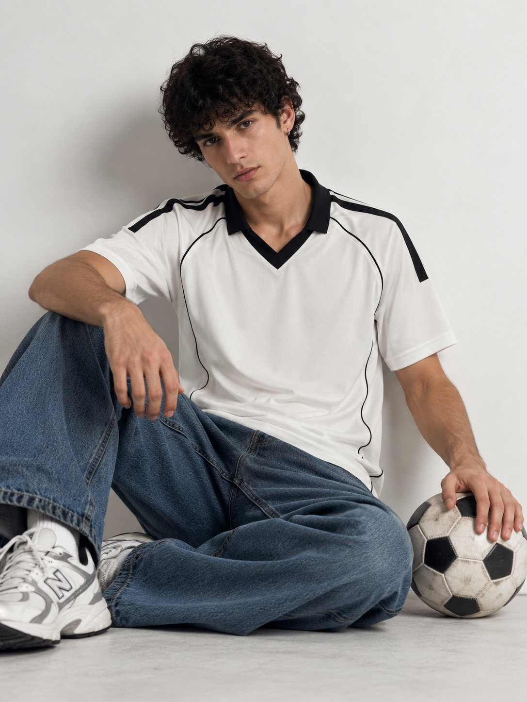 Mens DriFit Sports Jersey | 176 White